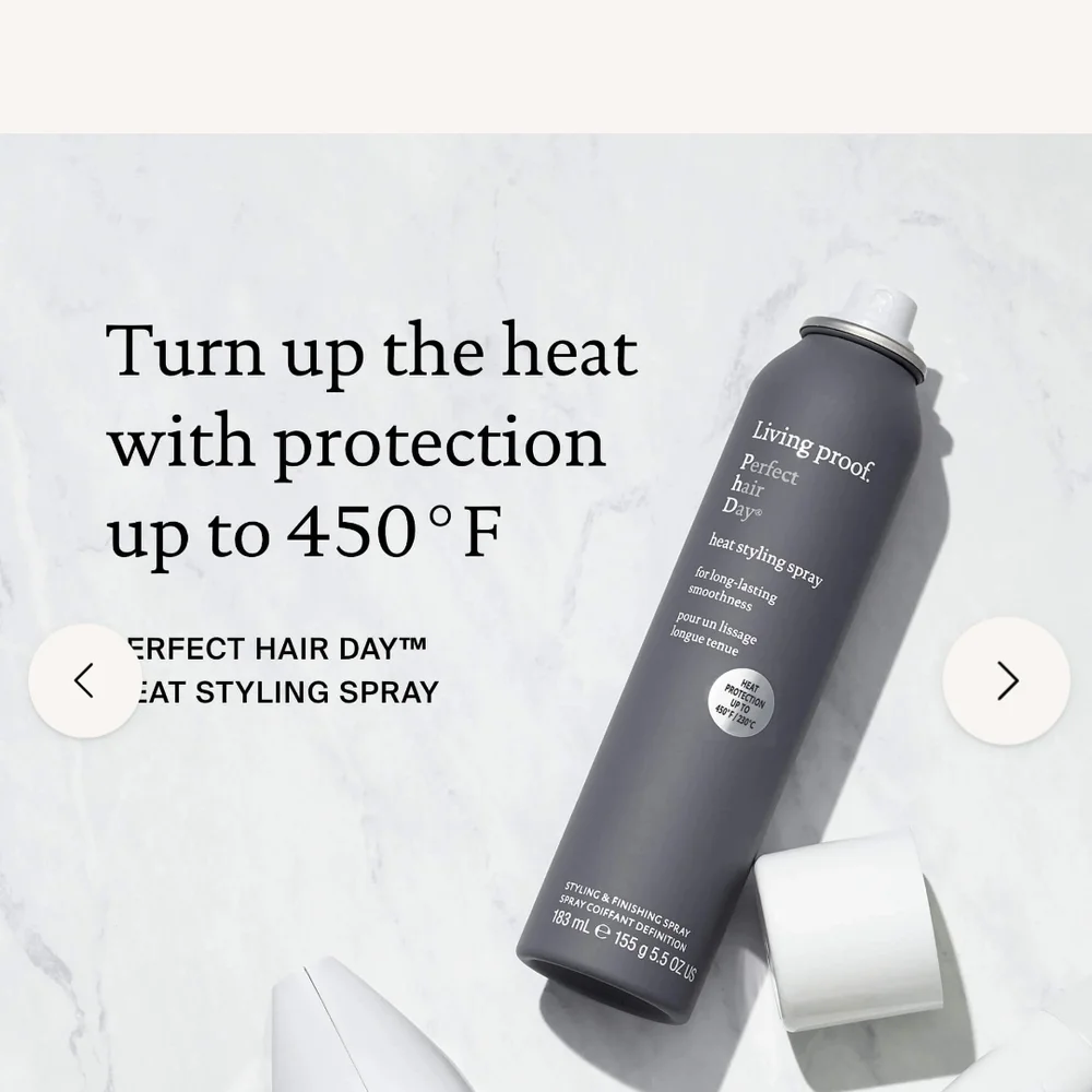 Living Proof Perfect Hair Day Heat Styling Spray - Gray and White - Picture 2 of 4